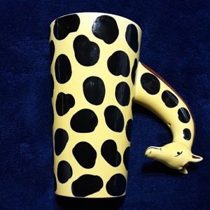 ❤ ❤️❤️ 4 for $20  World Market Giraffe Ceramic Mug